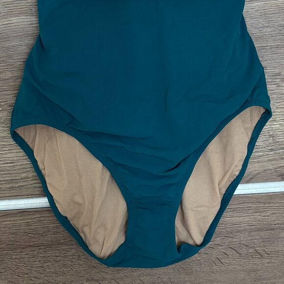 Lisa Curran Teal Blue One Piece Swimsuit - NWT - Picture 10 of 11